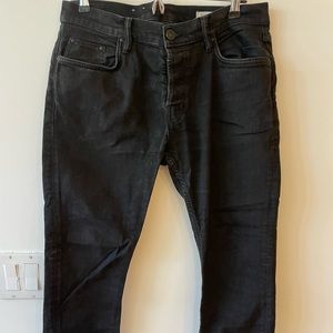 AllSaints Men’s Cigarette Black Jean